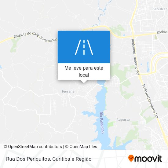 Rua Dos Periquitos mapa