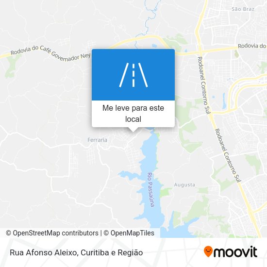 Rua Afonso Aleixo mapa