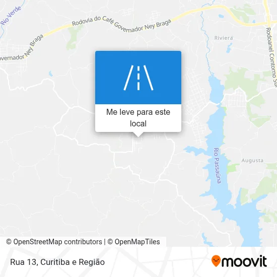 Rua 13 mapa