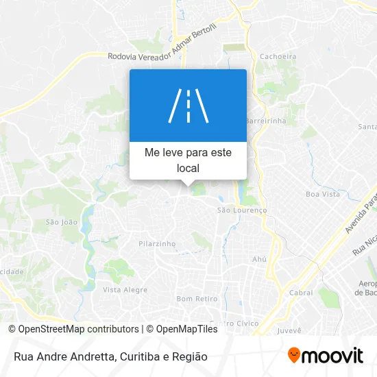 Rua Andre Andretta mapa