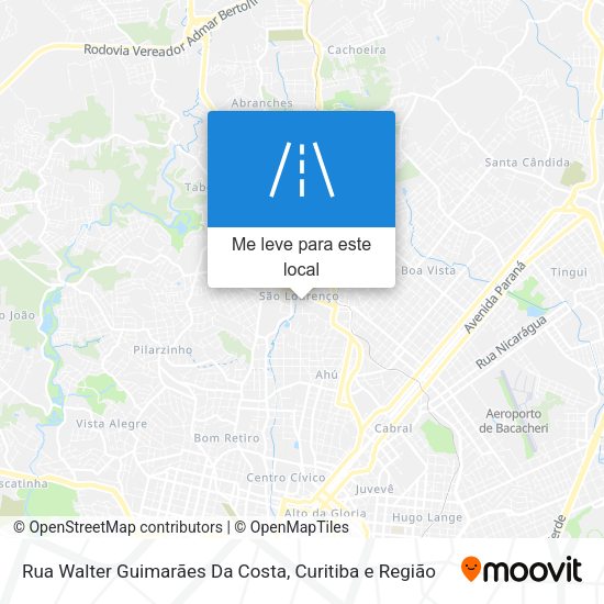 Rua Walter Guimarães Da Costa mapa