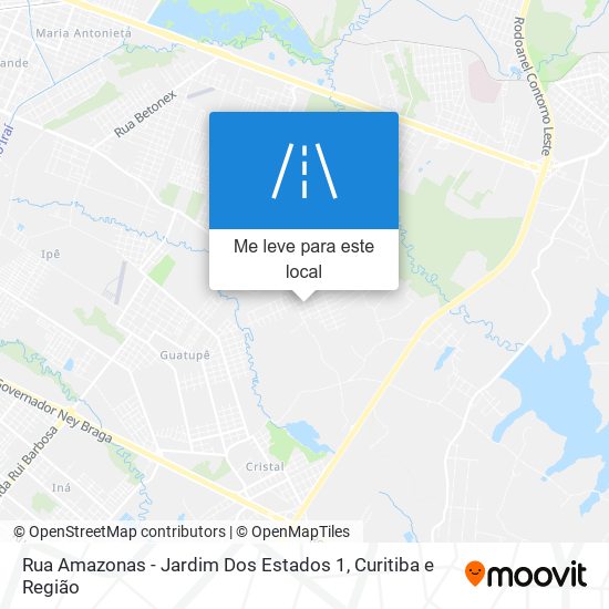 Rua Amazonas - Jardim Dos Estados 1 mapa