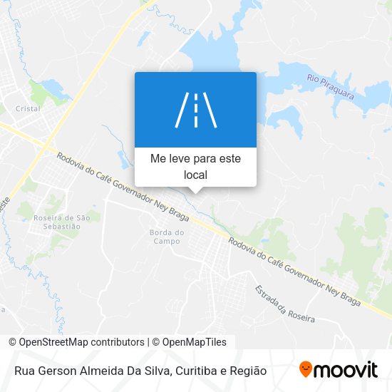 Rua Gerson Almeida Da Silva mapa