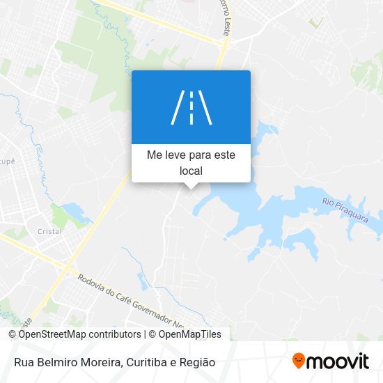 Rua Belmiro Moreira mapa