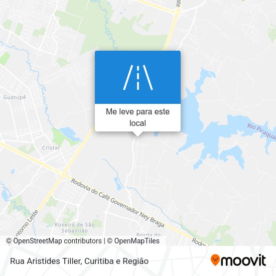 Rua Aristides Tiller mapa