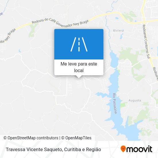 Travessa Vicente Saqueto mapa