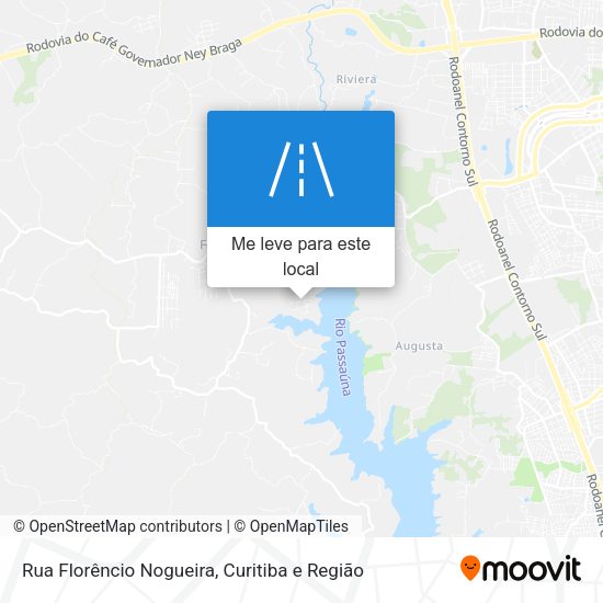 Rua Florêncio Nogueira mapa