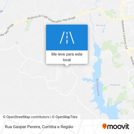Rua Gaspar Pereira mapa