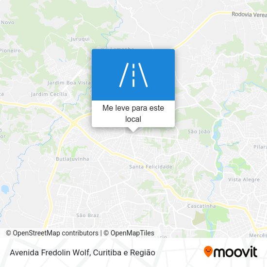 Avenida Fredolin Wolf mapa