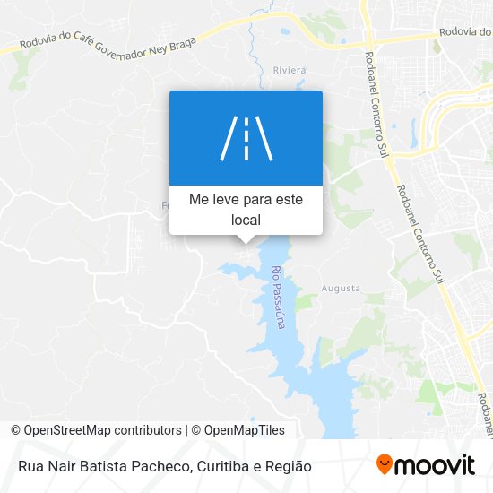 Rua Nair Batista Pacheco mapa