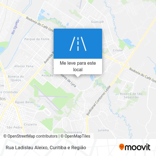Rua Ladislau Aleixo mapa