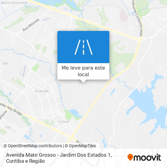 Avenida Mato Grosso - Jardim Dos Estados 1 mapa