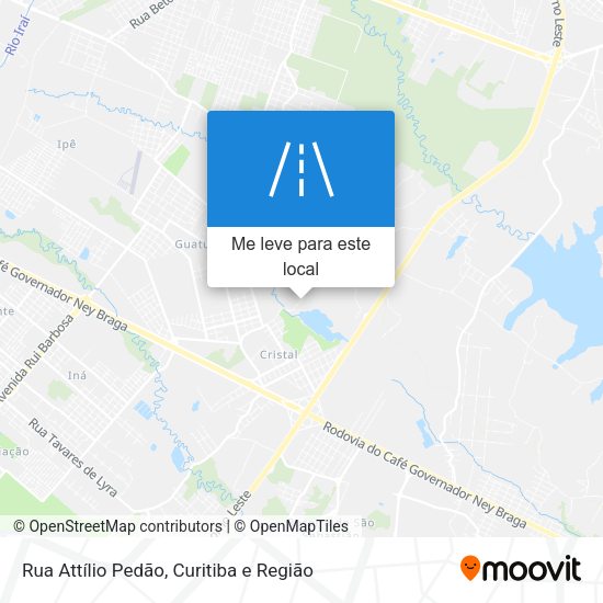 Rua Attílio Pedão mapa