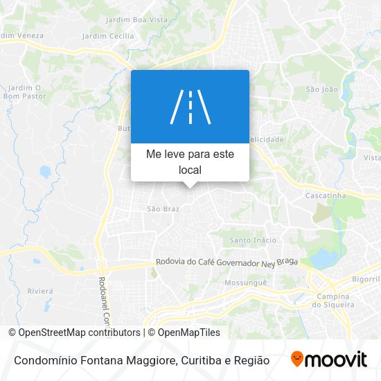 Condomínio Fontana Maggiore mapa