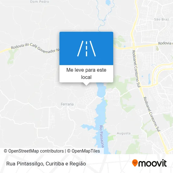 Rua Pintassilgo mapa