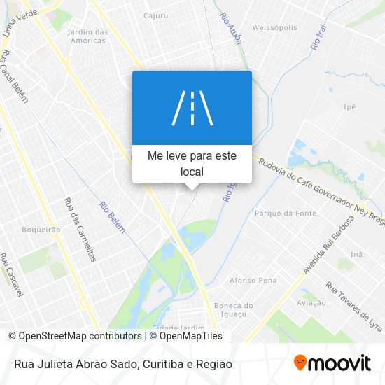 Rua Julieta Abrão Sado mapa