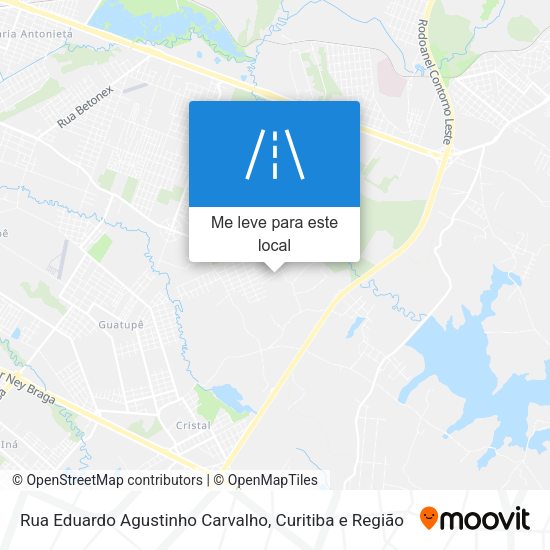 Rua Eduardo Agustinho Carvalho mapa