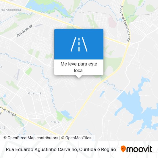 Rua Eduardo Agustinho Carvalho mapa