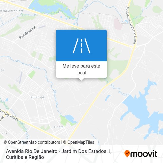 Avenida Rio De Janeiro - Jardim Dos Estados 1 mapa