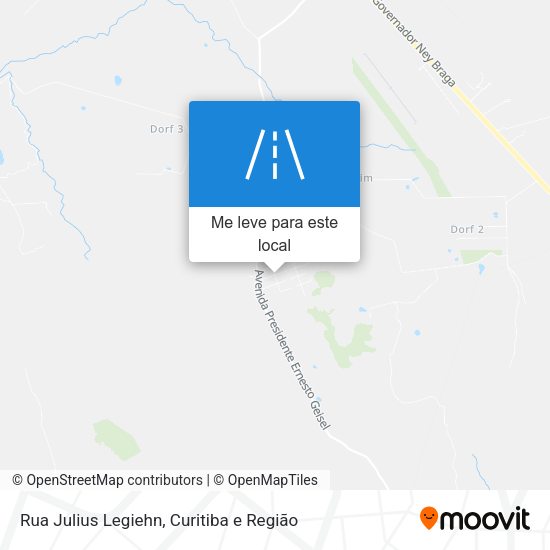 Rua Julius Legiehn mapa