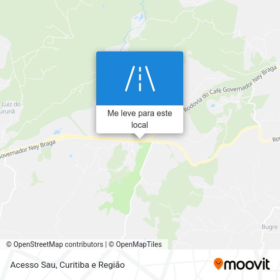 Acesso Sau mapa