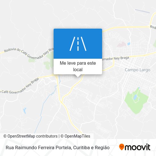 Rua Raimundo Ferreira Portela mapa