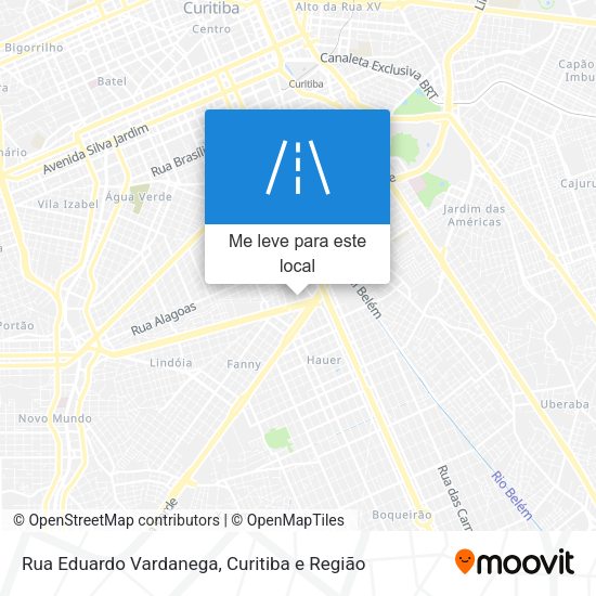 Rua Eduardo Vardanega mapa