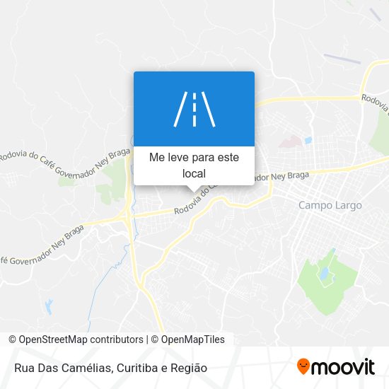 Rua Das Camélias mapa