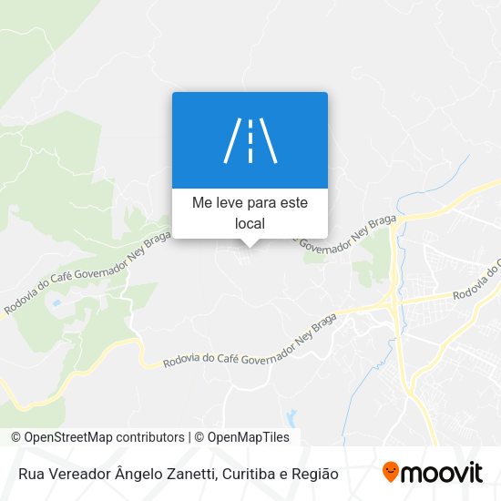 Rua Vereador Ângelo Zanetti mapa