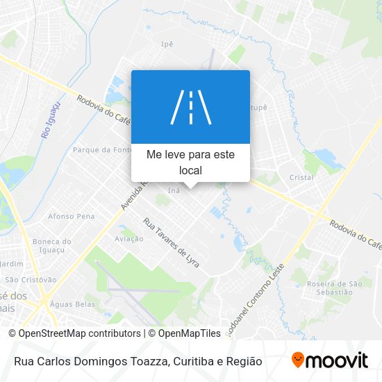 Rua Carlos Domingos Toazza mapa