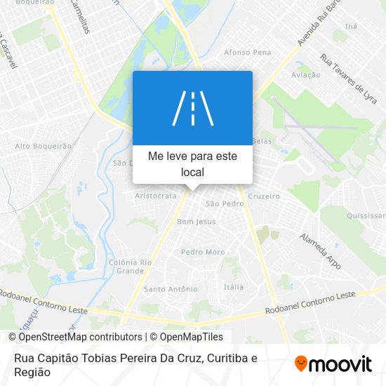 Rua Capitão Tobias Pereira Da Cruz mapa