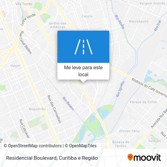 Residencial Boulevard mapa