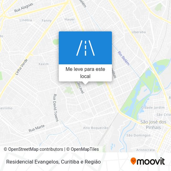 Residencial Evangelos mapa