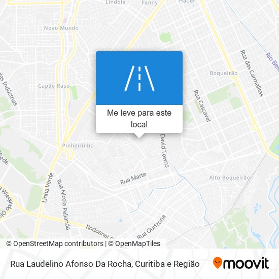 Rua Laudelino Afonso Da Rocha mapa