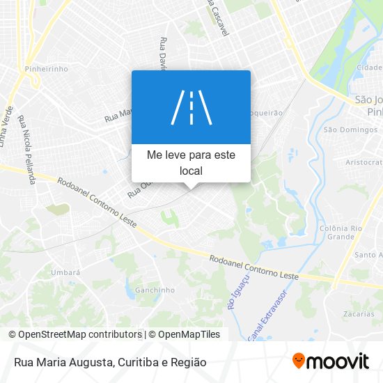 Rua Maria Augusta mapa