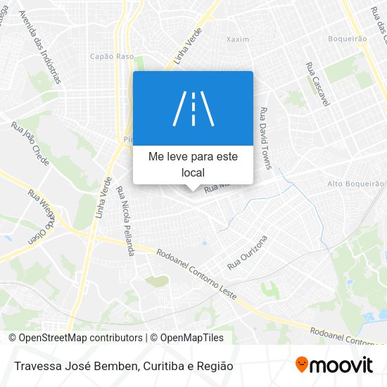 Travessa José Bemben mapa