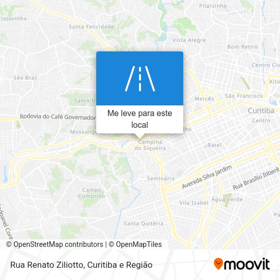 Rua Renato Ziliotto mapa
