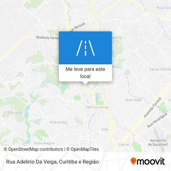 Rua Adelirio Da Veiga mapa