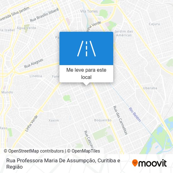 Rua Professora Maria De Assumpção mapa