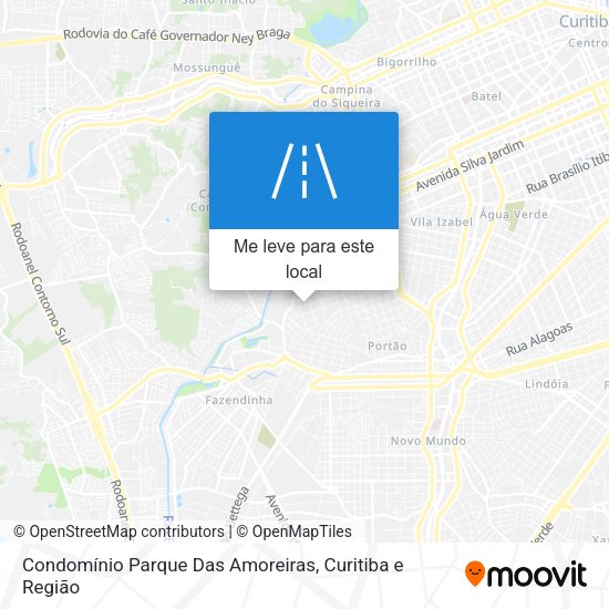 Condomínio Parque Das Amoreiras mapa