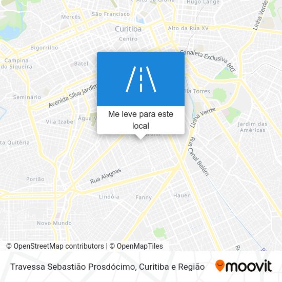 Travessa Sebastião Prosdócimo mapa