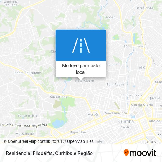 Residencial Filadélfia mapa