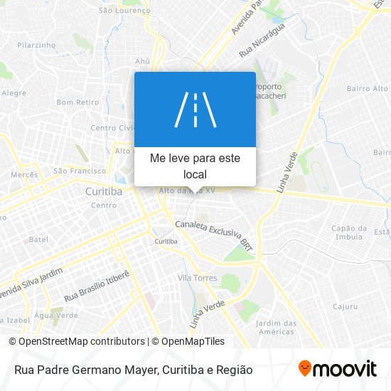 Rua Padre Germano Mayer mapa