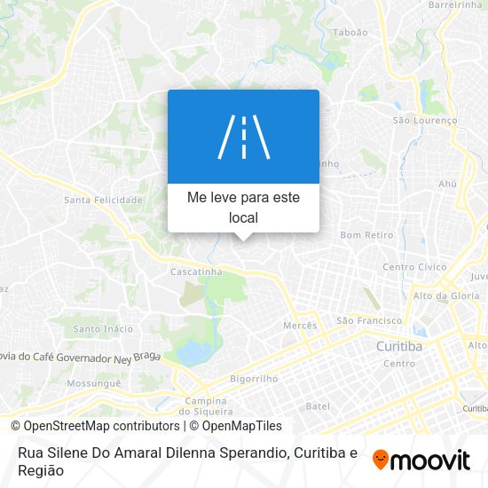 Rua Silene Do Amaral Dilenna Sperandio mapa