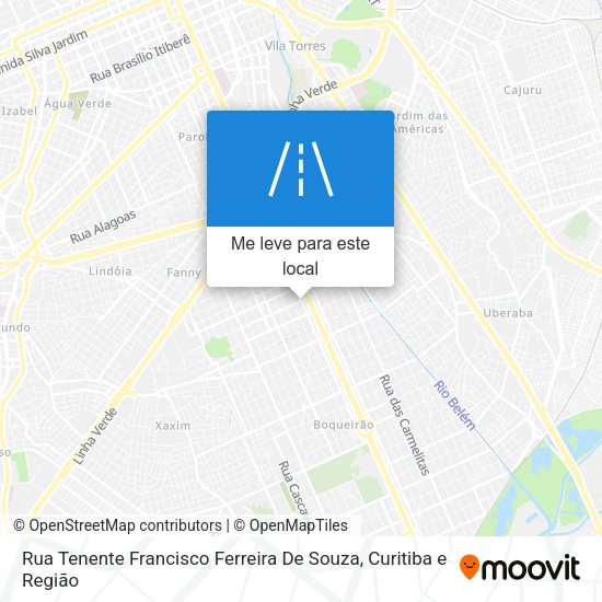 Rua Tenente Francisco Ferreira De Souza mapa