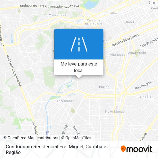 Condomínio Residencial Frei Miguel mapa