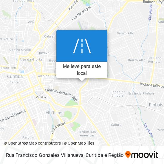 Rua Francisco Gonzales Villanueva mapa