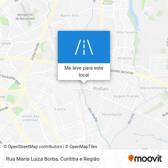 Rua Maria Luiza Borba mapa