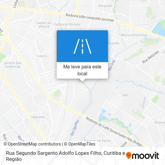 Rua Segundo Sargento Adolfo Lopes Filho mapa