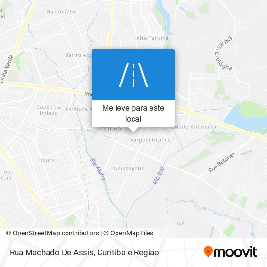 Rua Machado De Assis mapa